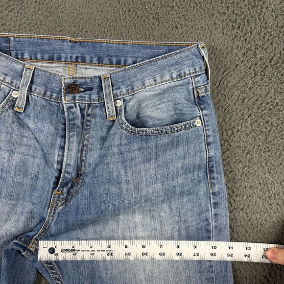 Levis 527 Jeans Mens 29x32 Blue Bootcut Light Wash Denim Pants Cowboy Western - Picture 9 of 16